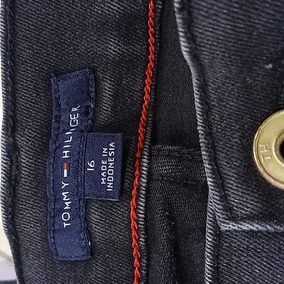 Tommy Hilfiger Greenwich Skinny Ankle Faded Black Jeans Size 16 - Picture 8 of 16